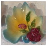 Chalkware Praying Hands, MCM Brass Hands Clip, Trinket Dishes