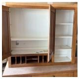 Desk with Upper Wall Cabinet