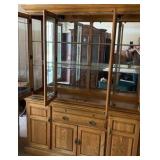 Mid 80s Style China Cabinet