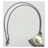 Buodd-Tinn Pewter Pendant Necklace - 9 inch Chain, 1.25 x 1.25 in Pendant