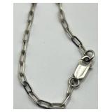 Sterling Silver Bear Pendant Necklace - 14.5 in Chain, Pendant 1.25 x 1 x 0.25 in