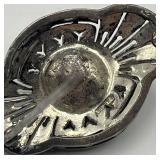 Sterling Victorian Brooch Pin - 1.25 x 0.75 x 0.50 in