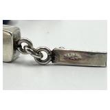 925 Sterling Silver Lapis Lazuli & Pearl Bracelet - 8 Inch