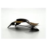 Francisco Rebajes Modernist Copper Bird Brooch - 2 in x 2.25 in x 0.5 in