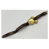 JAZ Disney Mickey Mouse Watch - 8 in Leather Band, 1.5 in x 1 in Face