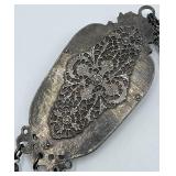 Etruscan Pocket Pendant Necklace - 33.5 in Chain, 7 x 2.5 in Pendant