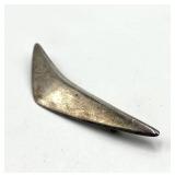 Sterling 925S Denmark Brooch Pin & Clip-On Earrings - 3-Piece Set