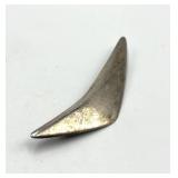 Sterling 925S Denmark Brooch Pin & Clip-On Earrings - 3-Piece Set