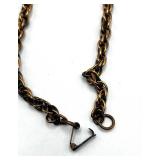 Rebajes Copper Pendant Necklace & Clip-On Earrings - 12in Chain, Pendant 2.5in, Earrings 1.25in
