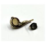 14k Gold Opal Stud Earrings - Pair