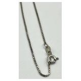 925 Sterling Silver Bear Pendant Necklace - 15.5 in Chain, Pendant 0.5 x 1 in