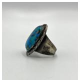 Sterling Triplet Opal Ring - Size 10