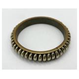 Vintage Beaded Bangle Bracelet - 3.25 inch Diameter, 0.5 inch Width