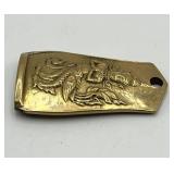Jimmy Thailand Jewelry Pendant - 1.25 x 0.75 in - Gold Tone