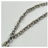 Lois Hill 925 Necklaces (2) with Charm Pendants - 9.5 in L, Charms 0.5-0.75 in D