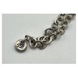 Lois Hill 925 Necklaces (2) with Charm Pendants - 9.5 in L, Charms 0.5-0.75 in D