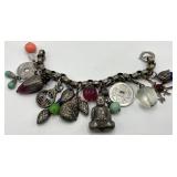 Napier Shangri-La Asian Charm Bracelet 8-Inch Length with Mixed Charms