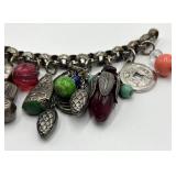 Napier Shangri-La Asian Charm Bracelet 8-Inch Length with Mixed Charms