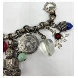 Napier Shangri-La Asian Charm Bracelet 8-Inch Length with Mixed Charms