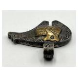 JH Sterling Bear Pendant - 1.5 x 1.75 in