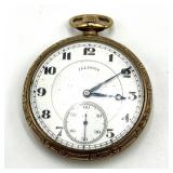 Illinois Springfield 17-Jewel Gold-Filled Pocket Watch - 2 in Dia