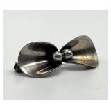 Sterling Denmark Brooch Pin - Butterfly Form, 1.5 x 0.5 x 0.5 in