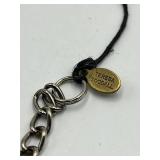 Teresa Goodall Stone Bead Necklace - 11 in L Pendant 2 in x 1.5 in