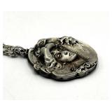 Boardman Colonial Pewter Pendant on 12in Chain