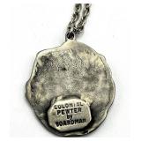 Boardman Colonial Pewter Pendant on 12in Chain