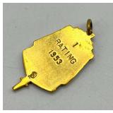 Ensemble Medal Pins & Pendants (Lot of 9) - 1 in x 0.75 in