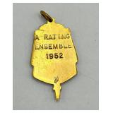 Ensemble Medal Pins & Pendants (Lot of 9) - 1 in x 0.75 in