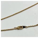 Avon Victorian Pendant Necklace - Black Oval Center with Crystal Accents, 10 in Chain