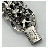 Sterling Silver Ball Bead Link Bracelet - 7" L x 0.65" W