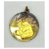 Franklin Mint Winnie the Pooh Pendant Coin - 1 Inch Diameter
