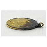 Franklin Mint Winnie the Pooh Pendant Coin - 1 Inch Diameter