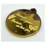 Franklin Mint Winnie the Pooh Pendant Coin - 1 Inch Diameter