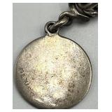 Mexican Sterling Silver Charm Bracelet, 6.5 in, Charms 0.5-0.75 in, 925