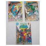 3ct Vintage Comics: Superman In "Victory by Computer" (1981); Superman in "The Computers That Saved Metropolis" (July 1980); The New Teen Titans (1983)