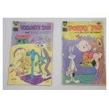 2ct Vintage Comics: Whitman. Yosemite Sam, No. 38, August, 1976; Porky Pig and Bugs Bunny No. 69, August, 1976.