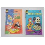 2ct Vintage Comics: Whitman. Walt Disney Chip 