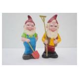 Vintage Garden Gnomes 2ct
