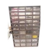 Craftsman Small Hardware Organizer and Contents 13x6.5"x 20"