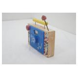 Vintage 1960s Fisher Price #148 Jack and Jill TV Radio music box toy.