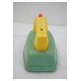 Vintage 1966 Fisher-Price Music Box Iron Pull Toy