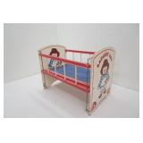 Vintage Raggedy Ann doll Crib