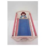 Vintage Raggedy Ann doll Crib