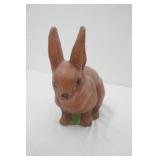 Vintage Bunny Rabbit Cement Garden Statue