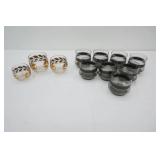 Vintage Libby Camelot Rocks Glasses 8ct; Vintage 1960a Federal Glass Roly-Poly Cocktail Glasses