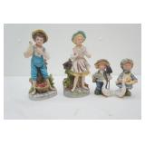 Vintage Homco Porcelain & Resin Figurines