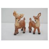Vintage Ceramic Deer Salt & Pepper Shaker Set